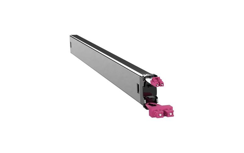 PATCHBOX C60MMAOM412X1E Kabel-Organizer Rack Kabelrinne Schwarz, Silber 1 Stück(e)
