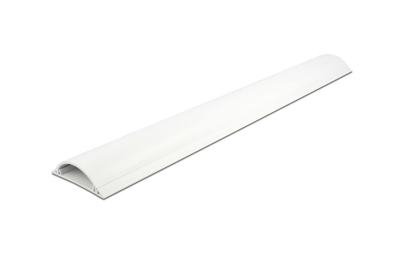 DeLOCK 20706 Kabelschutz Kabelbodenschutz Weiß