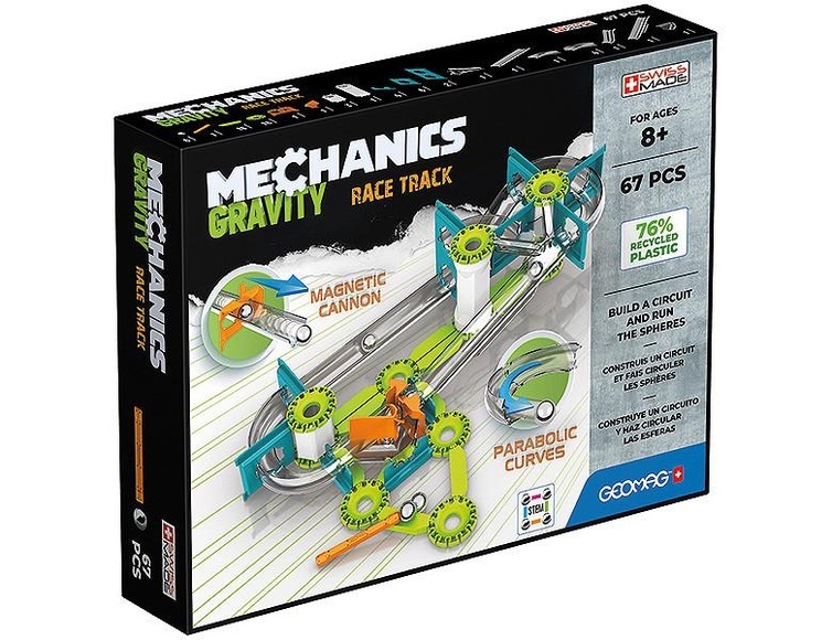 Geomag Mechanics Gravity RE Race Track Neodymium-Magnetspielzeug 67 Stück(e) Grün, Silber