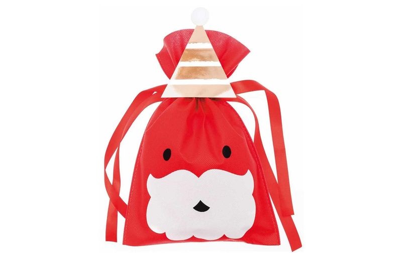 Geschenktüte klein, Nikolaus, Rot