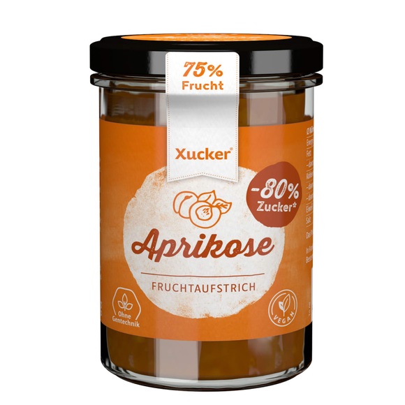 Xucker Aprikosen-Fruchtaufstrich