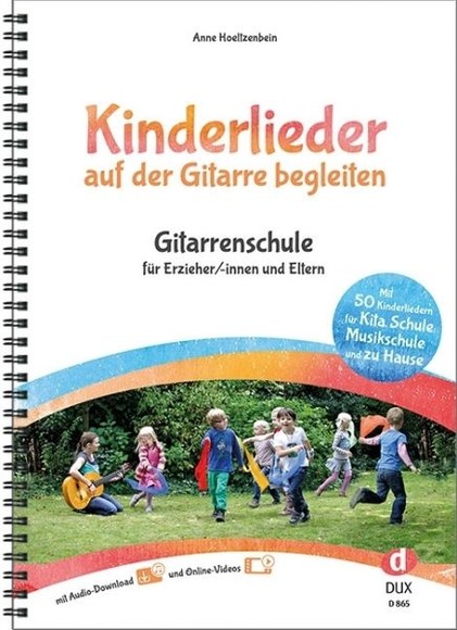 Kinderlieder auf der Gitarre begleiten, m. MP3-CD