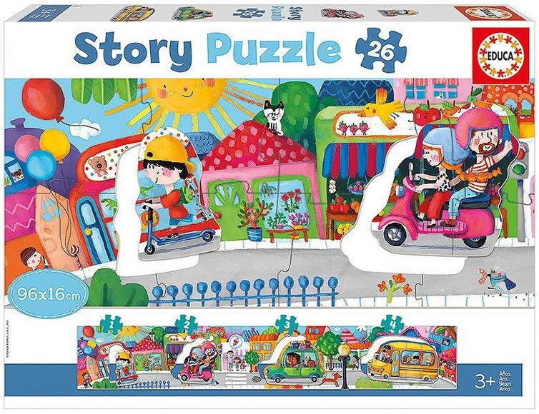 Fahrzeuge - Geschichten-Puzzle (Puzzle)
