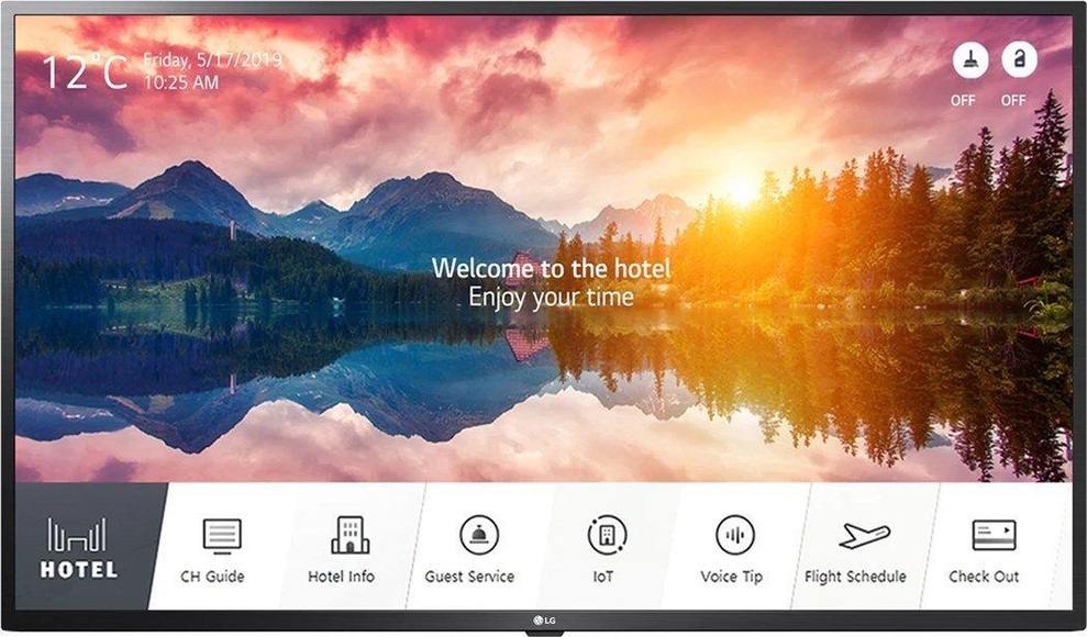 LG 55US662H, 55 Hotel LED-TV, 16:9 - 55 UHD, DVB-T2/S2, IPTV, NO STAND