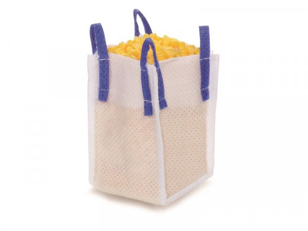 WORLD Granulat gelb mit Big-Bag, Modellfahrzeug