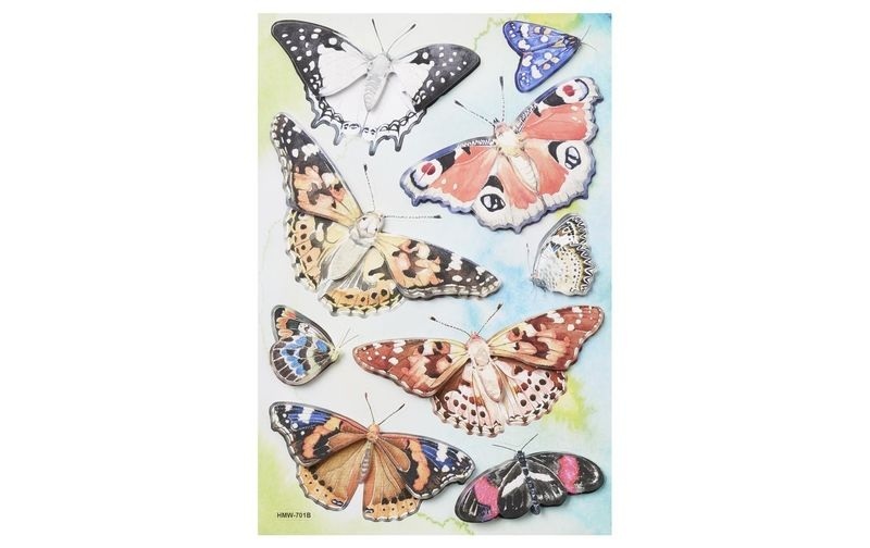 HobbyFun Stickers Butterfly I Aufkleber für Kinder