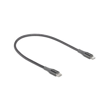 DeLOCK 86630 Lightning-Kabel 0,5 m Grau