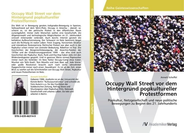 Occupy Wall Street vor dem Hintergrund popkultureller Protestformen