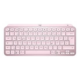 Logitech MX Keys Bluetooth® Tastatur Deutsch, QWERTZ Rose