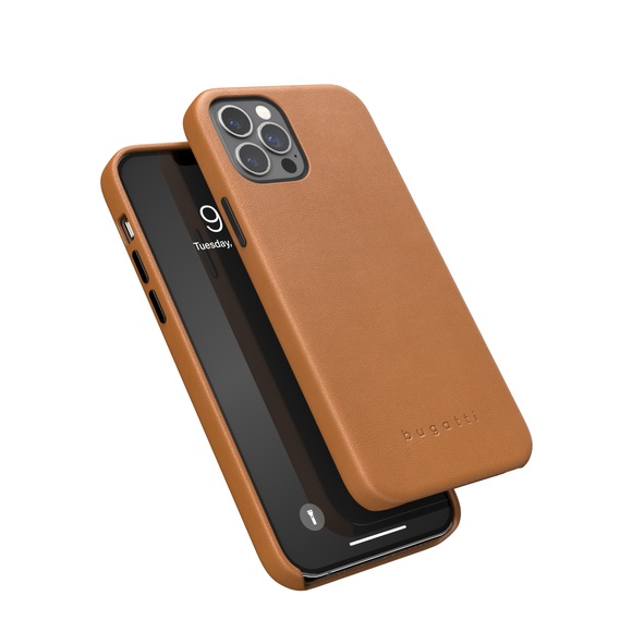 Bugatti Case Porto Burnished Brown - für iPhone 12/12 Pro