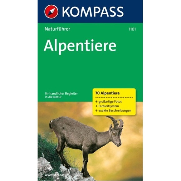 KOMPASS Naturführer Alpentiere - Natur sehen und verstehen. NF 1101