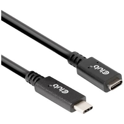 CLUB3D USB Gen1 Type-C Extension Cable 5Gbps 60W(20V/3A) 4K60Hz M/F 1m/3.28ft