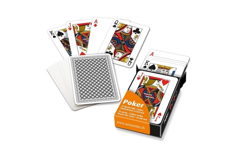 carta.media Pokerkarten in Faltschachtel