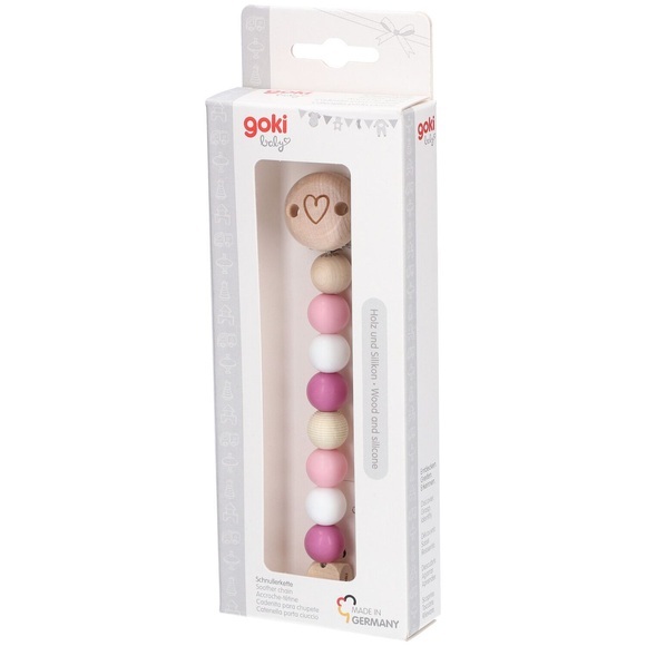 Goki Schnullerkette Herz
