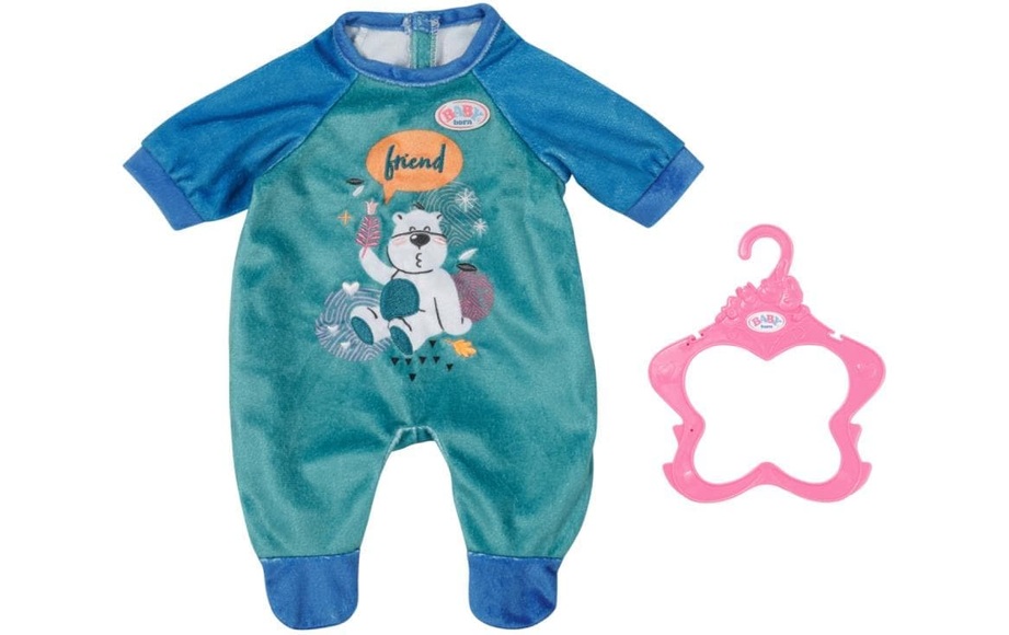 ZAPF CREATION BABY born Strampler blau 43cm(3)