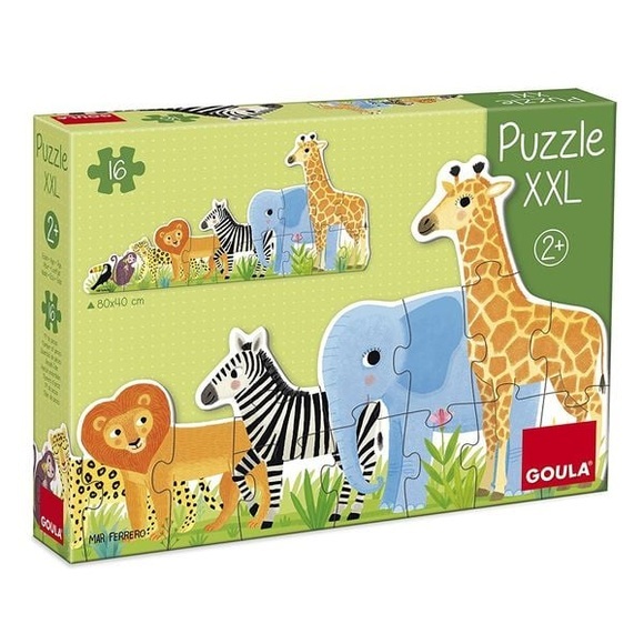 Dschungel, von klein bis groß (Kinderpuzzle)