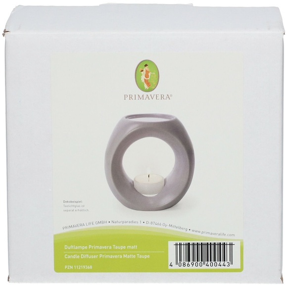 Duftlampe Keramik Taupe Matt