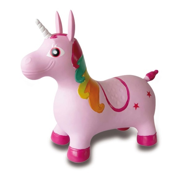 Jamara - Hüpfball Animal Unicorn - Rosa und Hellrosa