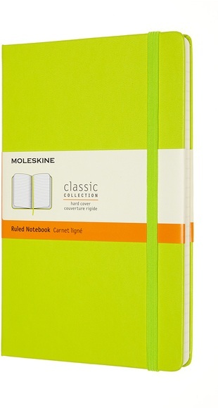Moleskine Notizbuch Large/A5 Liniert, Limetten Grün