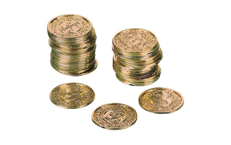 72 Goldmünzen Pirat