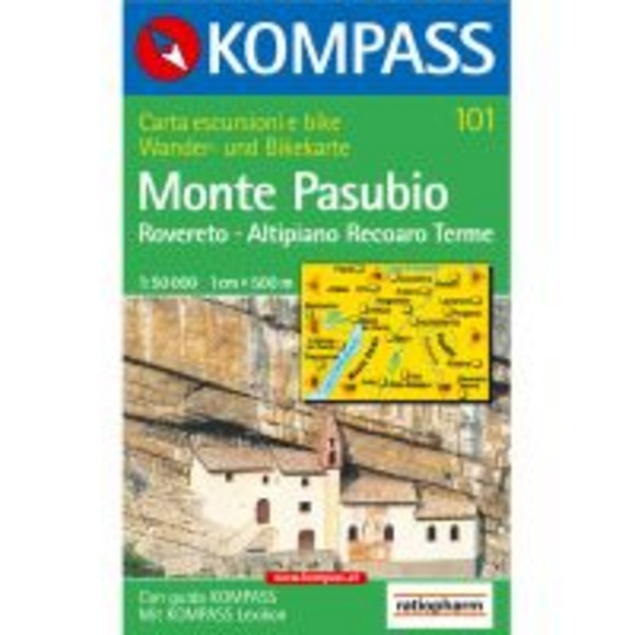 KOMPASS Wanderkarte Rovereto - Monte Pasubio