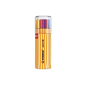 STABILO Faserschreiber Point 88 8820 - 01 20 Farben, Box