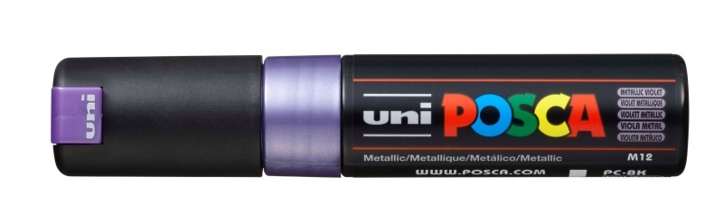 Uni-Ball uni POSCA PC-8K Marker 1 Stück(e) Violett Meißel