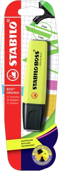 STABILO Boss Original Marker 1 Stück(e) Gelb Meißel
