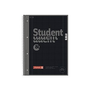 Brunnen 67928190 writing notebook Black A4 80 sheets