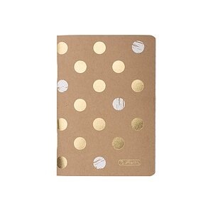 Herlitz Pure Glam writing notebook Gold A6 16 sheets