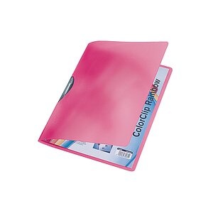 Leitz ColorClip Rainbow Präsentations-Mappe Rot, Transparent Polypropylen (PP)