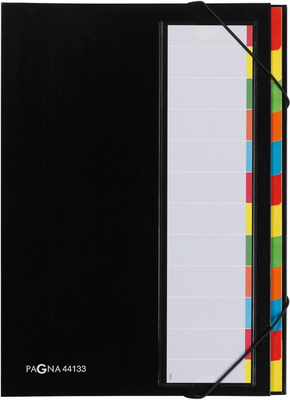 Pagna 44133-04 folder Cardboard,Polyethylene,Rubber Black