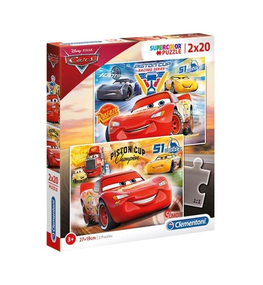 Puzzle Cars 3, 2x20 teilig