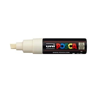 Uni-Ball uni POSCA PC-8K Marker 1 Stück(e) Elfenbein Meißel