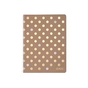 Herlitz Pure Glam writing notebook Gold A4 80 sheets