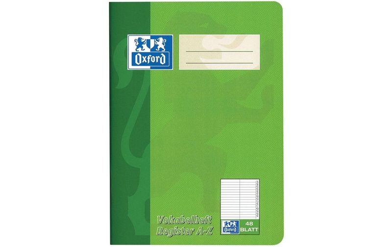 Oxford 100302812 writing notebook Red A5