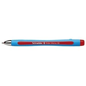 Schneider Slider Memo XB Stick ballpoint pen Extradick Rot