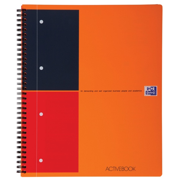 Oxford 100102994 Notizbuch Orange A4