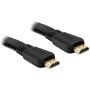 DeLOCK - Kabel High Speed HDMI mit Ethernet – HDMI A Stecker > HDMI A Stecker flach 5m (82672)