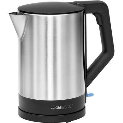Clatronic Edelstahl-Wasserkocher 1,5l WKS 3692 schwarz