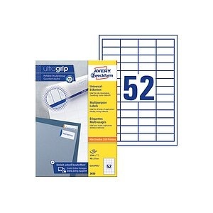 Avery 3650 selbstklebendes Etikett