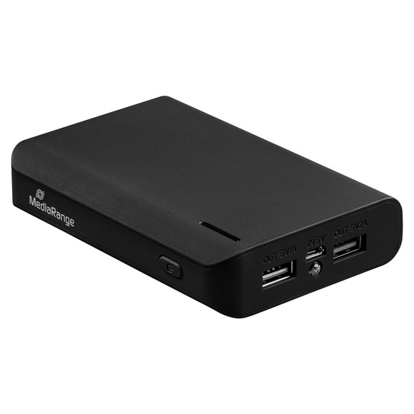 MediaRange MR752 Lithium-Ion (Li-Ion) 8800mAh Schwarz Akkuladegerät
