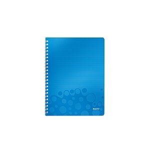 Leitz 46370036 Notizbuch Blau, Metallisch A4 80 Blätter