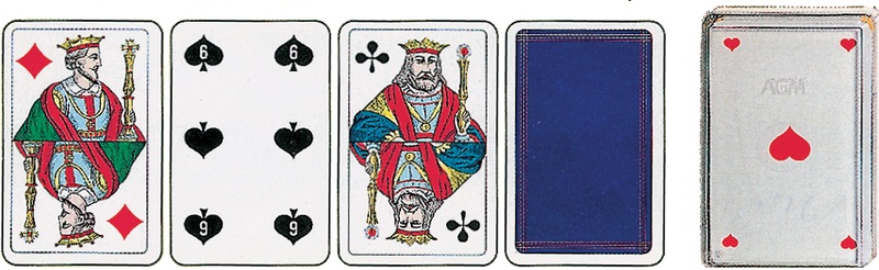 Jasskarten Piquet, Goldecken