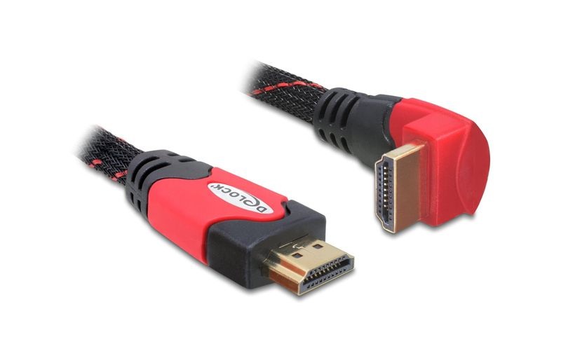 DeLOCK 1m HDMI 1m HDMI HDMI Schwarz, Rot HDMI-Kabel