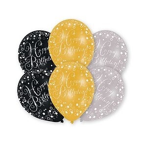 6 Ballone Happy Birthday