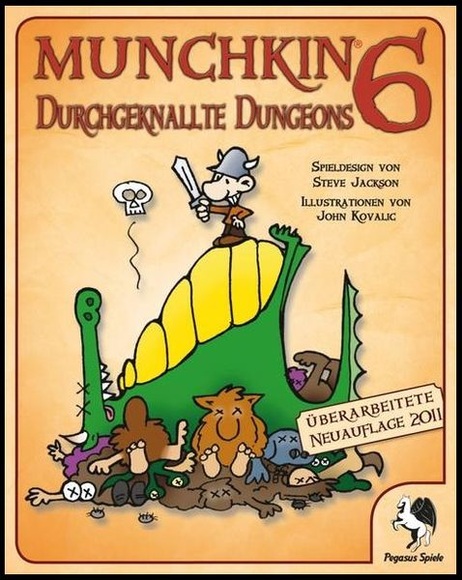 Pegasus - Munchkin 6 Durchgeknallte Dungeons (17216G)