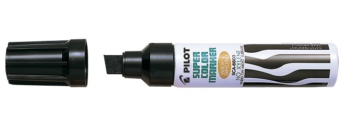 Pilot SCA-6600, Jumbo Permanent-Marker Schwarz 1 Stück(e)
