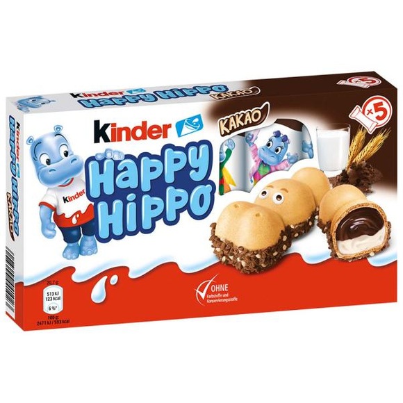 Kinder Happy Hippo 5 Stück