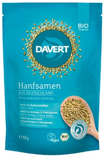 Davert Hanfsamen Bio Doypack (150g)